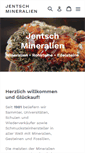 Mobile Screenshot of jentsch-mineralien.com